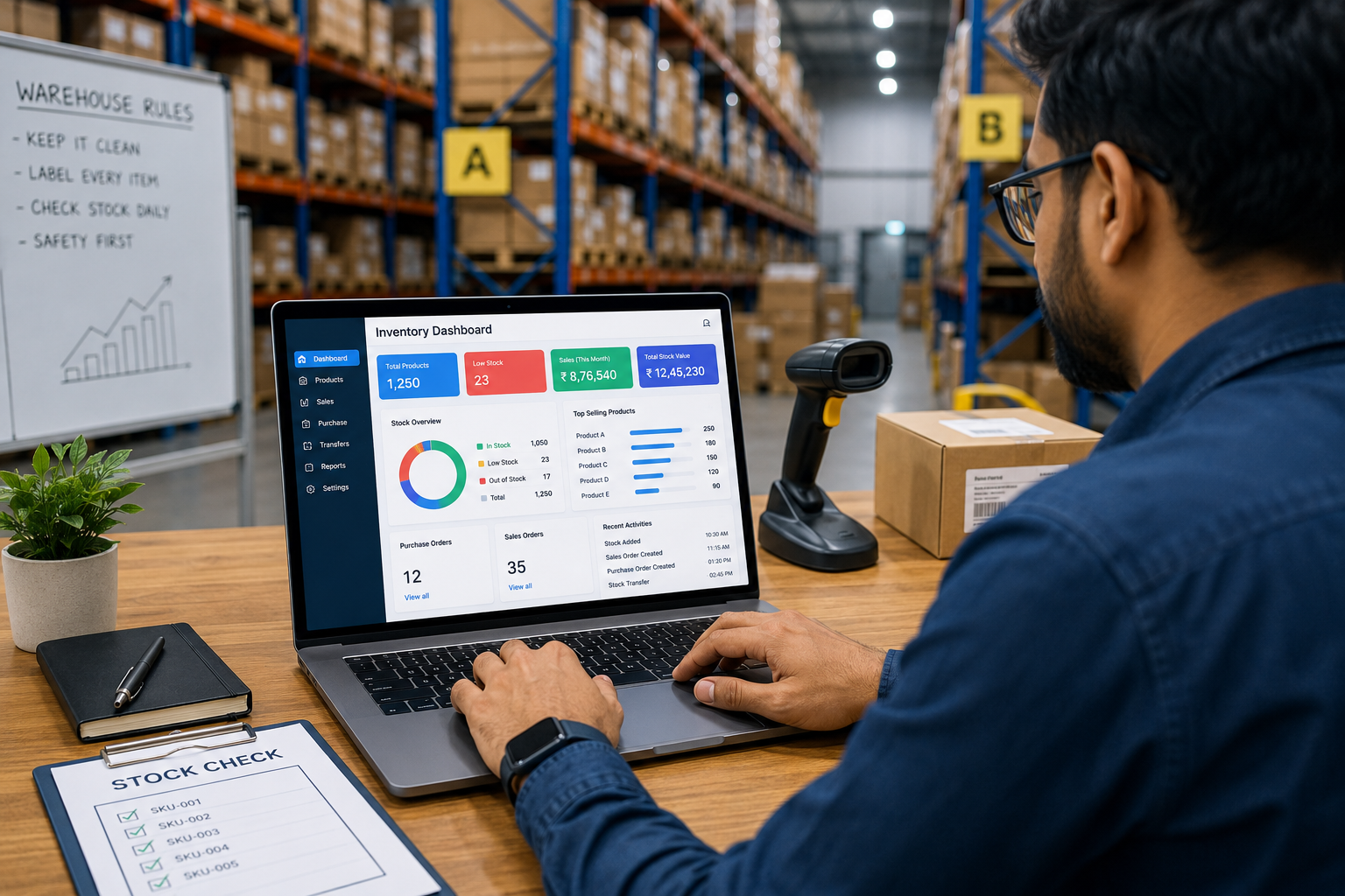 Inventory management software