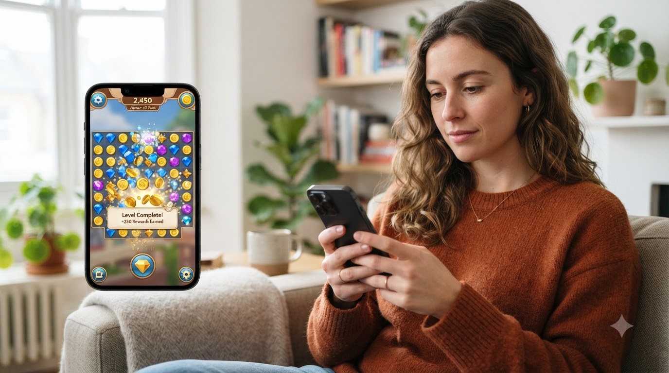 earn rewards by playing mobile games